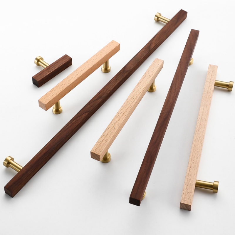 Woodworking In Japanese - Мебельные ручки из массива латуни и