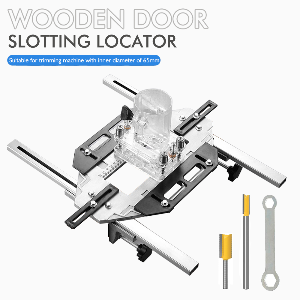 Woodworking Router Templates - Шаблон дверной петли Направляющая для отверстий