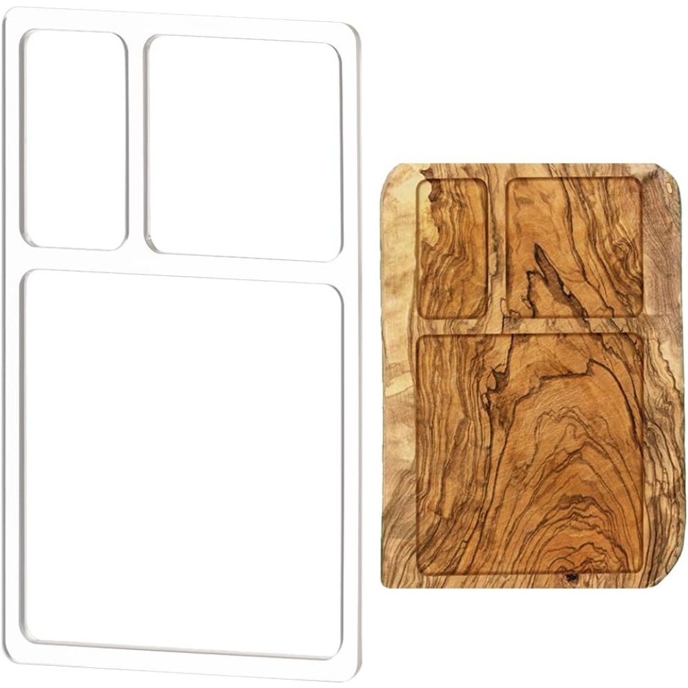 Woodworking Router Templates - 3-карманный лоток для выхода, шаблоны фрезерных