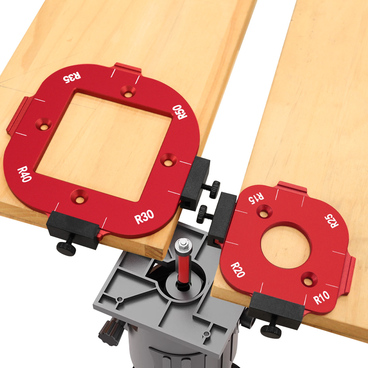 Woodworking Router Templates - Шаблон для фрезерования углов, 4-в-1, для