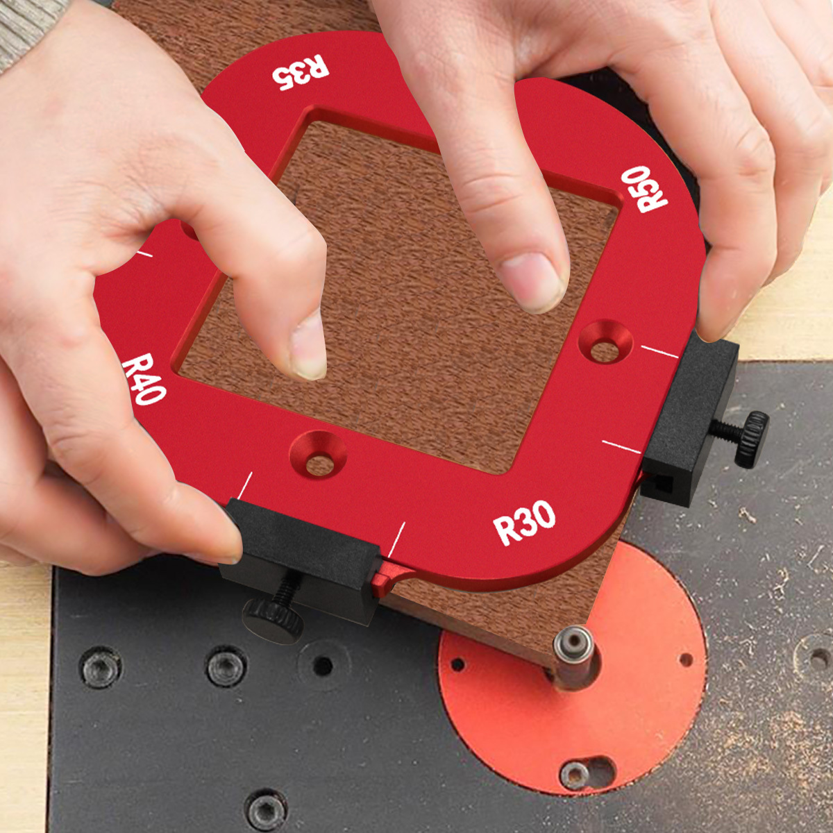 Woodworking Router Templates - Набор алюминиевых шаблонов для закругления углов