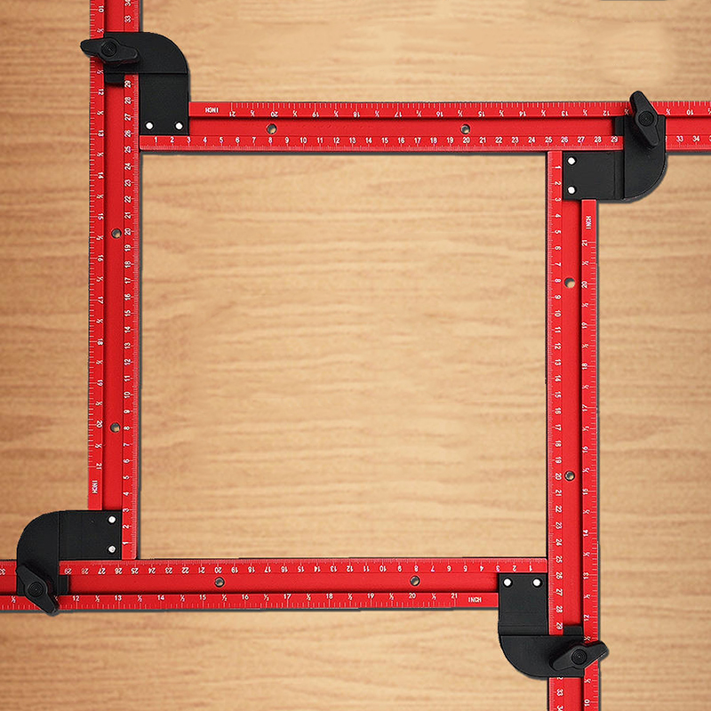 Woodworking Router Templates - Регулируемый квадратный фрезерный станок 59 см,