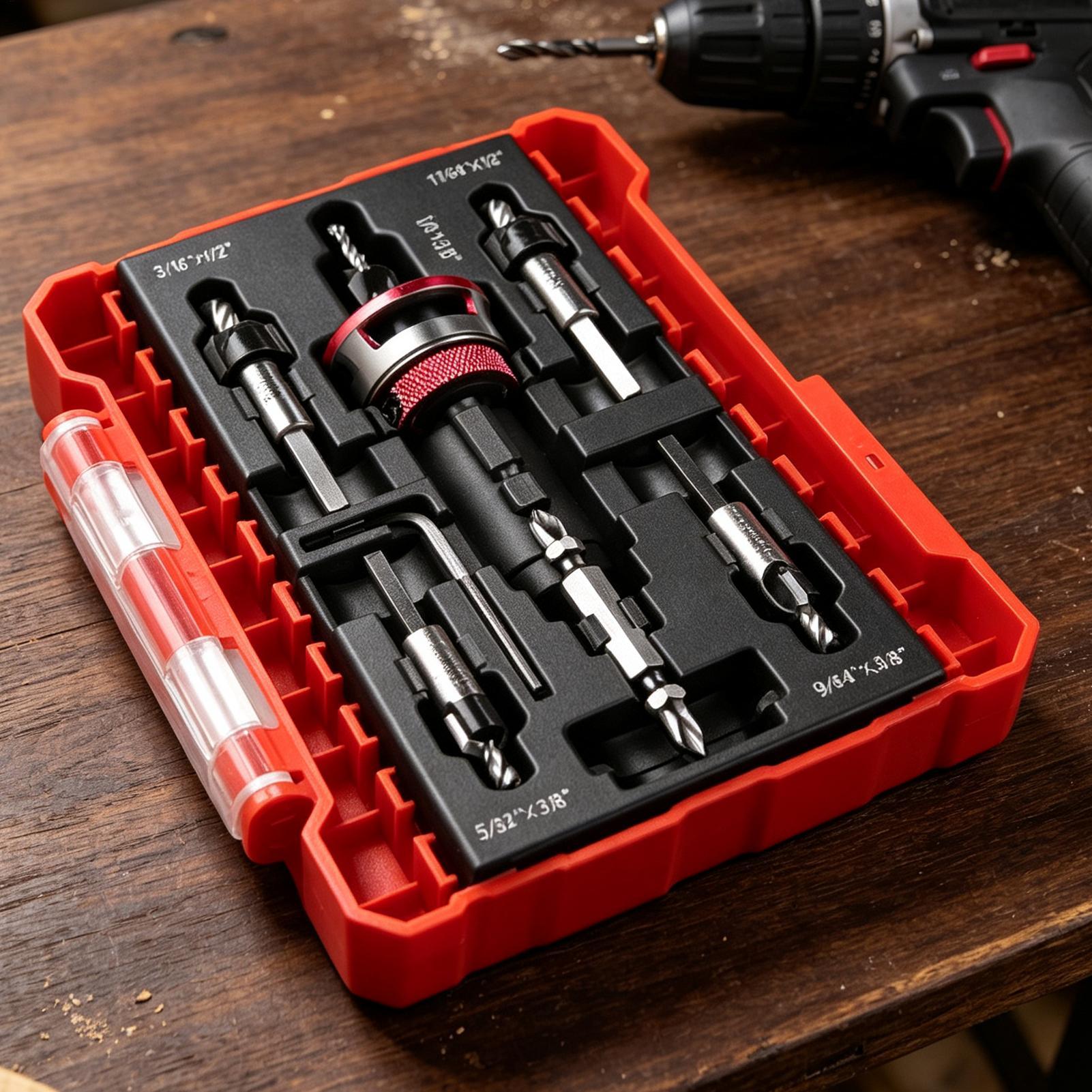 Набор сверл для зенкования с р – обзор и цена Woodworking Drill