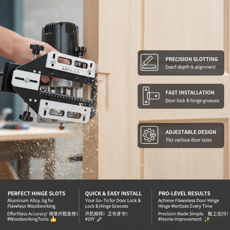 Шаблон для врезки из алюминиев – обзор и цена Woodworking Tools