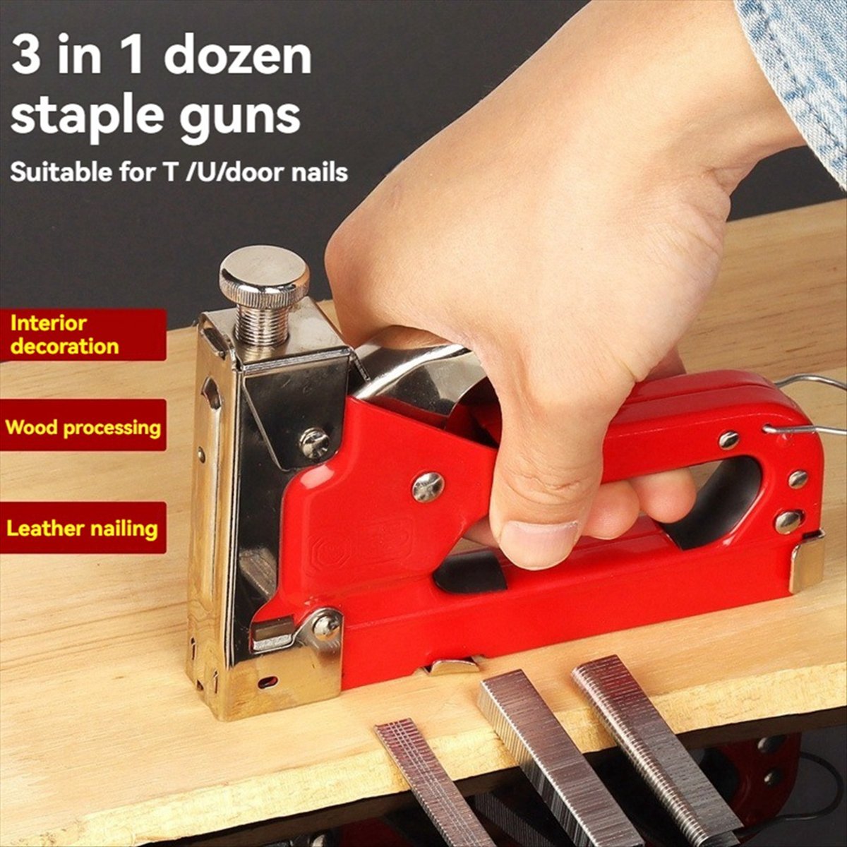 Ручной степлер N82R для гвозде – обзор и цена Woodworking Tools