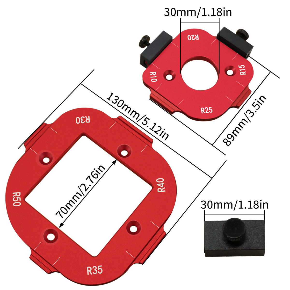 Шаблон для закругления углов 4 – обзор и цена Woodworking Router Templates