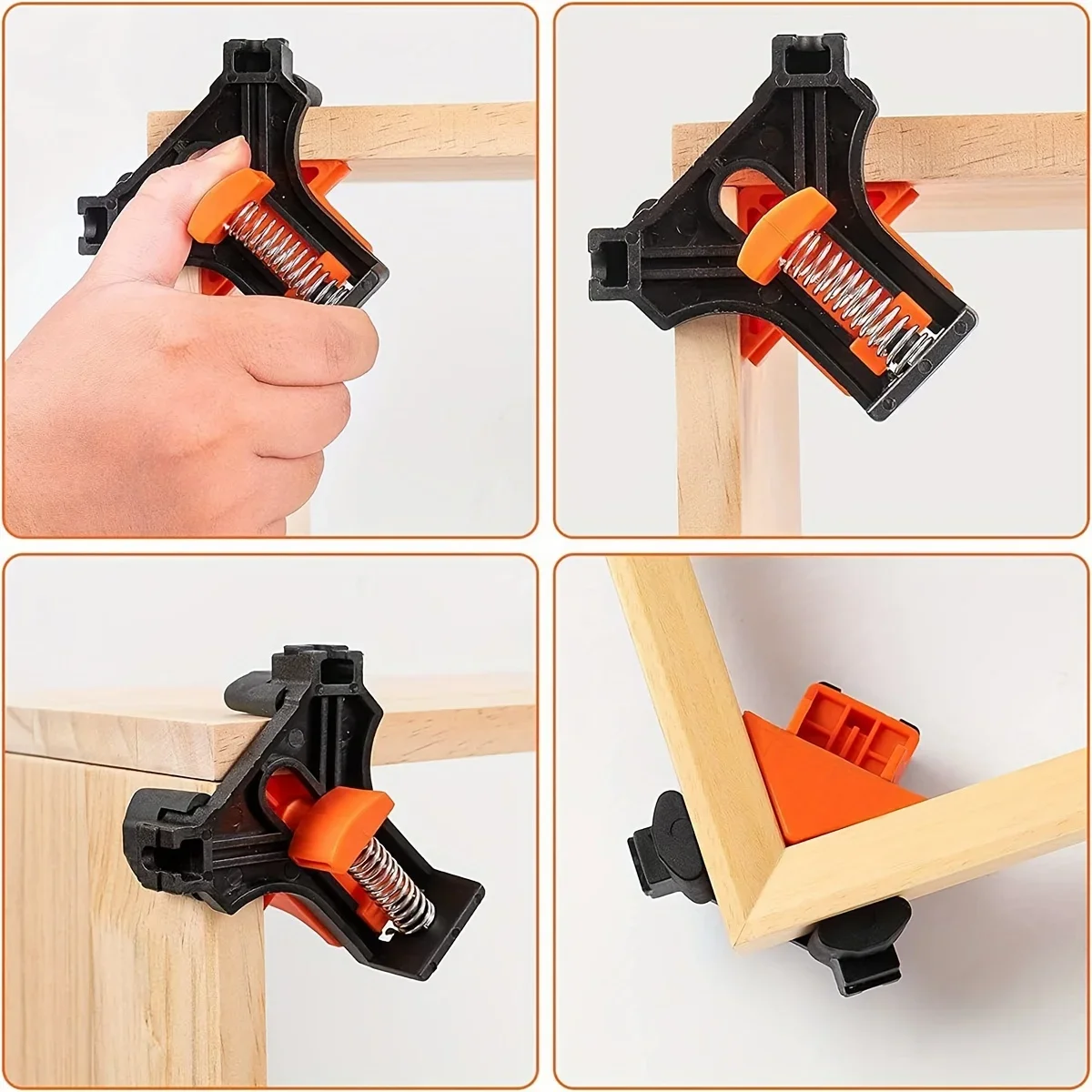 Угловой зажим для деревообрабо – обзор и цена Woodworking Quick Clamps
