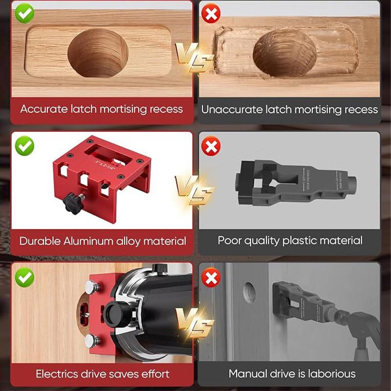 Набор шаблонов для врезки двер – обзор и цена Woodworking Router Templates